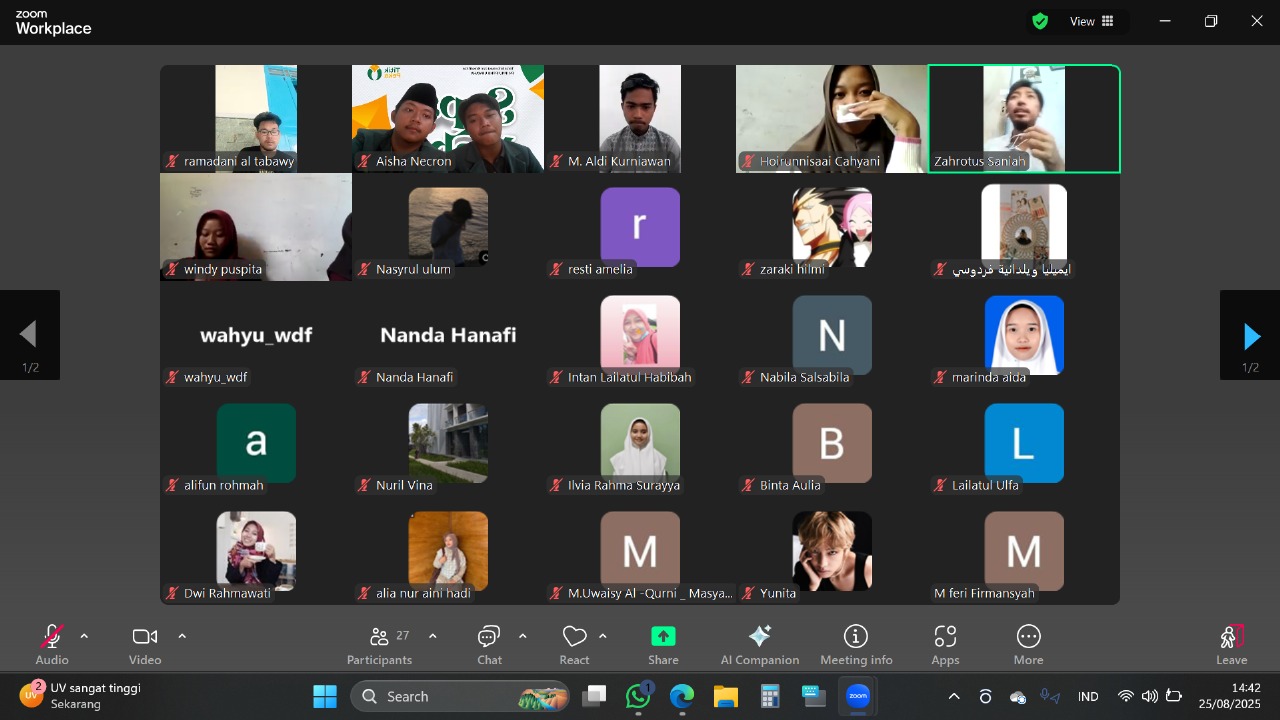 PK IPNU-IPPNU UNWAHA Sambut Mahasiswa Baru Lewat “Sapa Maba” dengan Semangat Kekeluargaan